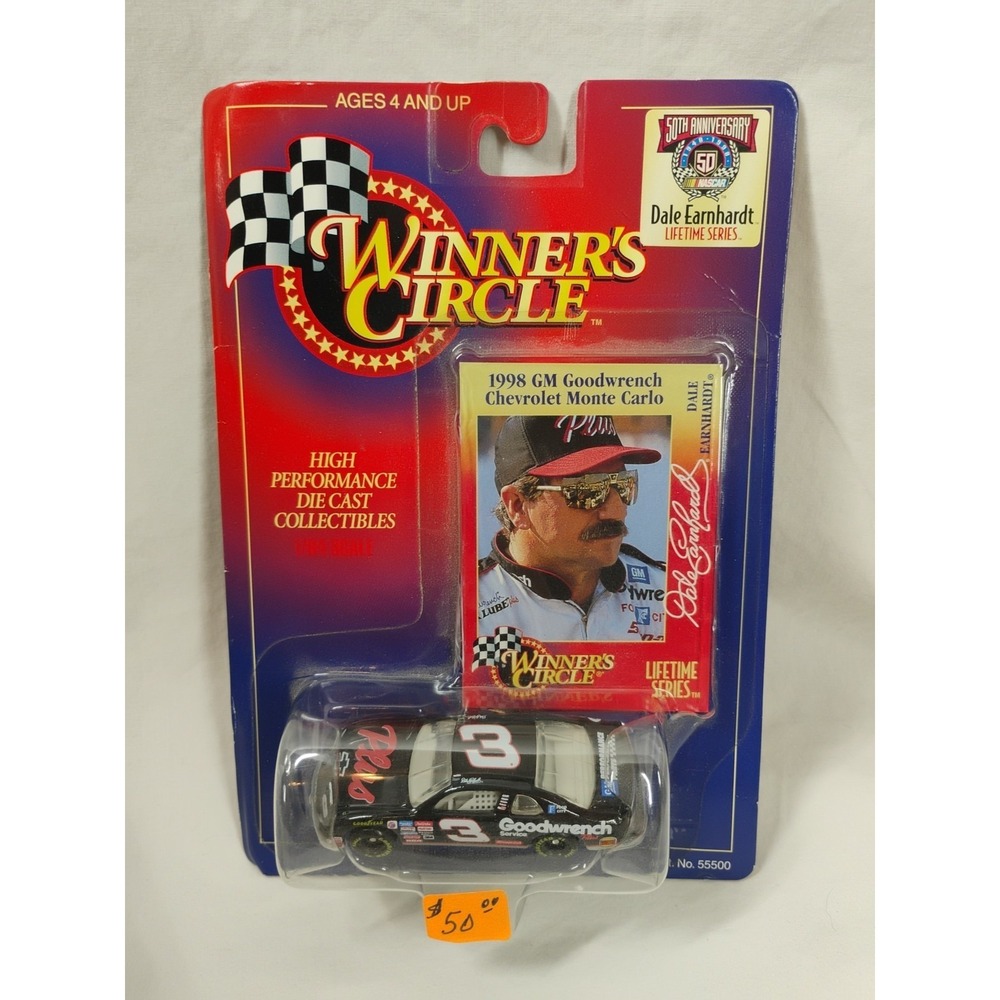 1998 Winners Circle DALE EARNHARDT #3 GM Goodwrench Monte Carlo 1/64 NASCAR‎ NEW